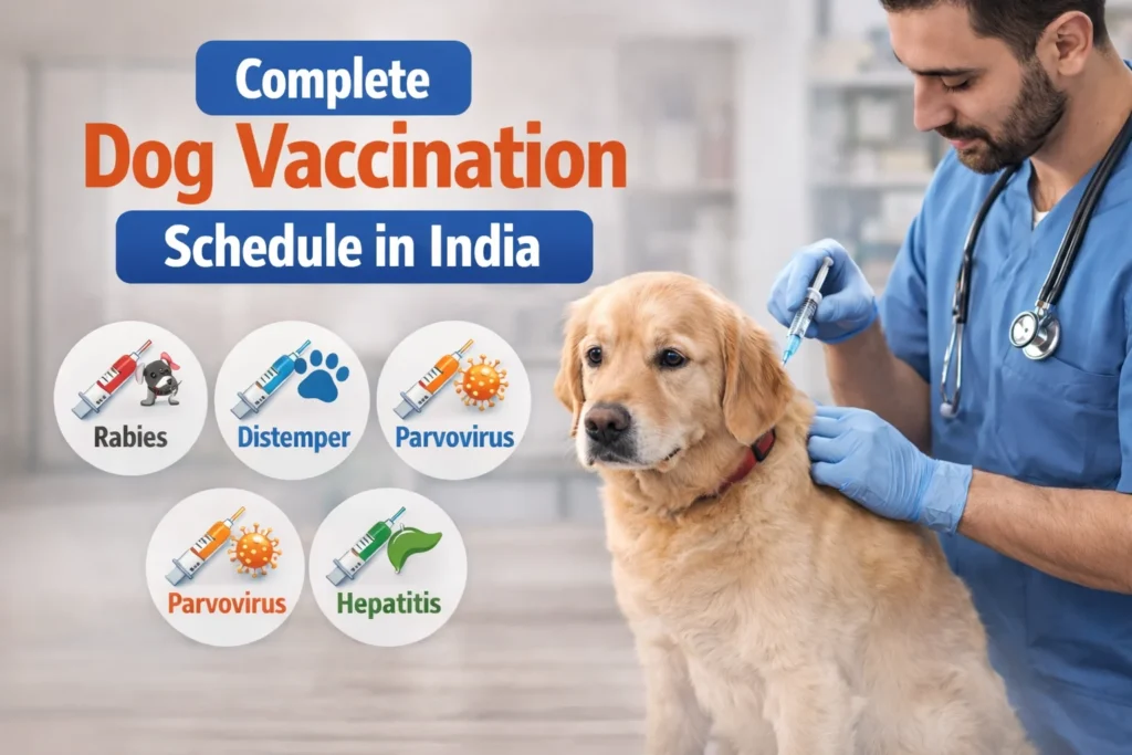 Complete Dog Vaccination Schedule in India