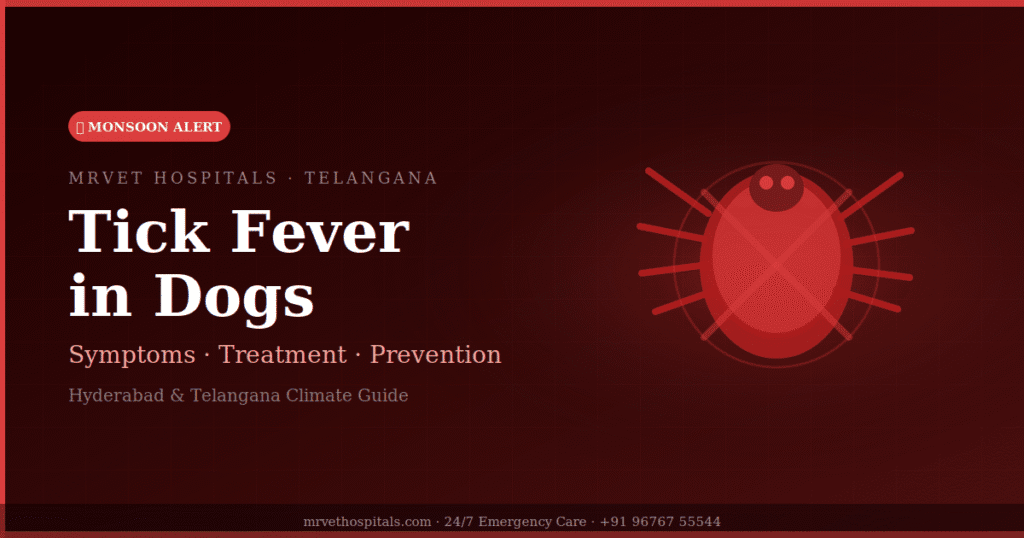 Tick fever in dogs: symptoms, treatment and prevention in Telangana's climate