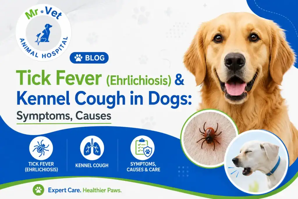 Tick Fever (Ehrlichiosis) & Kennel Cough in Dogs: Symptoms, Causes