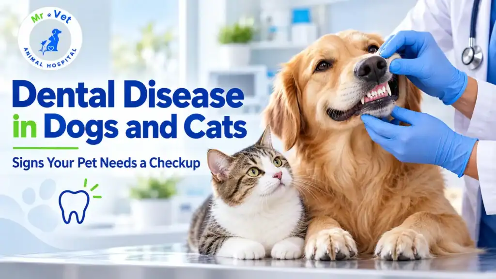 Dental Disease in Dogs and Cats: Signs Your Pet Needs a Checkup